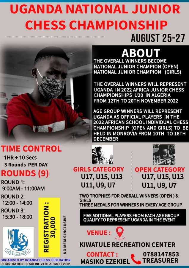 UGANDA NATIONAL JUNIOR CHESS CHAMPIONSHIP